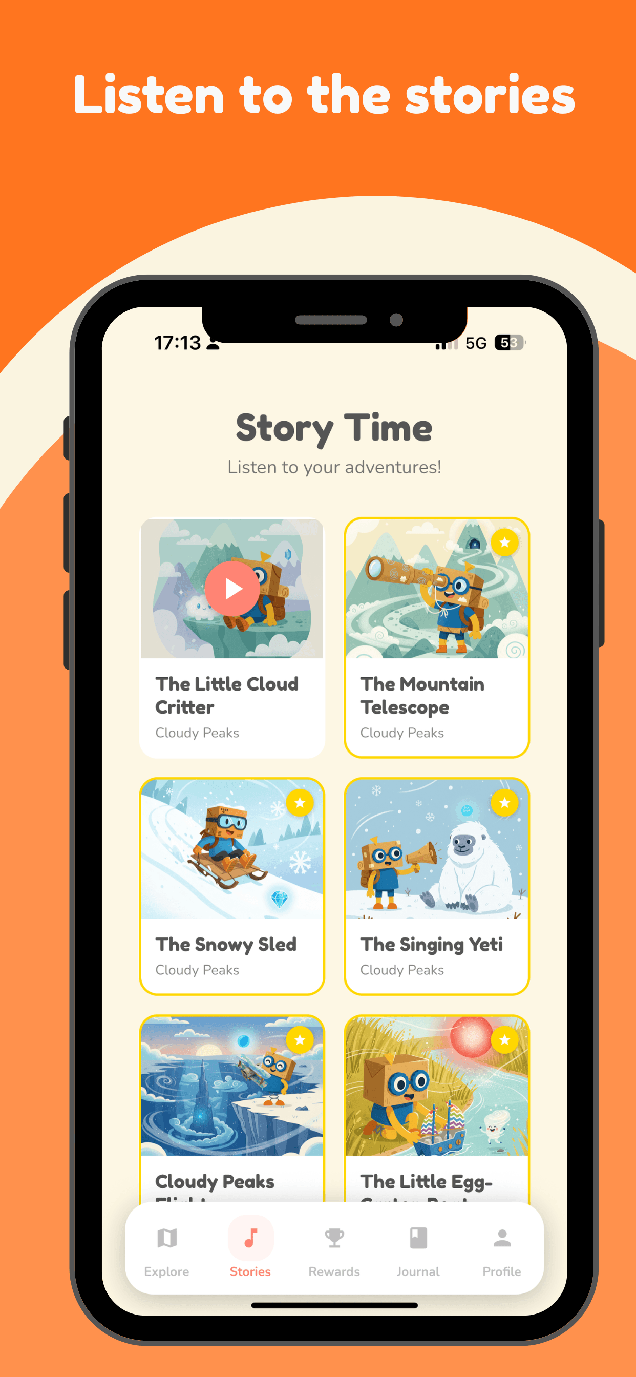 Listen to your stories